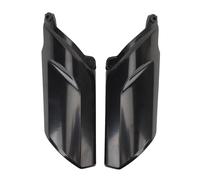 Housse Universelle de Fourche Avant de Moto, Paire de Protection contre les Chocs de Fourche à Suspension Avant, Réduit la Résistance au Vent, ABS Noir pour ER6N ER-6N 2012 à 2016