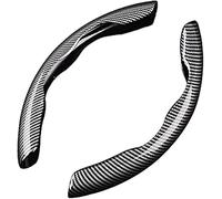 Housse Universelle en Fibre de Carbone Volant pour BMW 5 Series E60 M5 E61 F07 F10 F11 F18 F90, Protection antidérapante segmentée en Fibre de Carbone pour Volant de Voiture