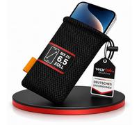 Housse universelle en maille de nylon résistante et solide, filet 18,5 cm x 9 cm, sac avec élastique et cordon lanyard. Étui pour tout smartphone/téléphone portable/iPhone, coque