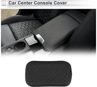 Housse Universelle Pour Accoudoir Console Centrale Avec Poche Rangement Couvercle Console Centrale Pour Plupart VšŠhicules SUV Voiture Berline 12.2"x6.89"x0.98" Simili Cuir Noir