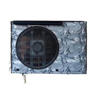 Housse universelle pour climatiseur de 61 à 91,4 cm, résistante au soleil et imperméable qui reste en place pendant l'utilisation (noir, pour 78 x 55 x 28 cm)
