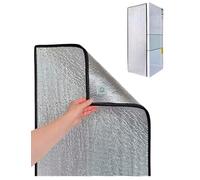 Housse universelle pour réfrigérateur et couverture isolante pour congélateur, film thermoréfléchissant pare-soleil - Noir, 50 x 70 cm et 50 x 170 cm - Idéal pour la conservation au froid et
