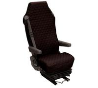 Housse Universelle pour Siège Camion Coton Matelassé Noir