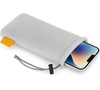 Housse Universelle Pour Téléphone Portable En Maille Nylon 18 X 5 X 9 Cm - Housse Pour Smartphone Standard Jusqu'à 6,5"" - Accessoires De Téléphone Portable En Maille Filet - Gris