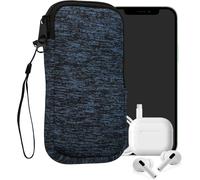 Housse Universelle Smartphone - Pochette De Protection 17,7 X 8,5 Cm Pour Téléphone Portable Xxl - 7"" En Néoprène Deep Ocean-Noir[Pop941941]