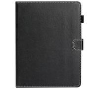 Housse Universelle tablette 10 Etui Attaches Grappins Fonction Stand Noire