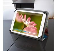 Housse Universelle Tablette 9' À 10' Etui Motif Tropical Flamant Rose Support
