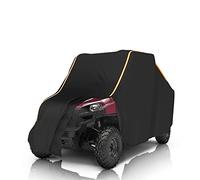 Housse UTV 124,4" x 58,3" 70,9" avec Bande réfléchissante, Housse résistante à l'eau Compatible Ranger RZR 570 700 800 900 S 1000 XP Coupe-Vent SxS