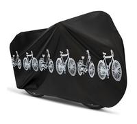 Housse Velo Exterieur Protection,Bâche Vélo Etanche - Étanche À L'eau Et À La Poussière,Solide Et Durable,Matériau Épais,Housse De Protection Convient Aux Vélos,Véhicules Électriques, Etc.（200x100cm）