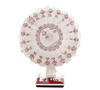 Housse Ventilateur Couvercle de ventilateur électrique, couverture anti-poussière Table décorative florale, étui protection universel Anti-pincement des doigts for sol rond(Type1)