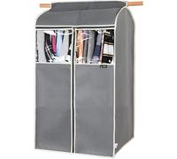 Housse Vetement Penderi, Housse Portant Vetement Cache-Poussière, pour Cintre Housse Penderie Housse De Vetementpour Manteau, Costume, Protection Contre Poussière, Transparent C,52 * 52 * 100cm