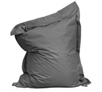 Housse vide de pouf de jardin en polyester anthracite 180 x 145 cm - Oviala