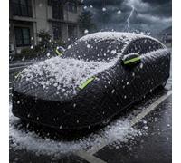 Housse Voiture Extérieur Imperméable pour Tesla Model 3 | Bâche Voiture Anti-Grêle Coton Épais,Bache Auto Complète Personnalisé pour Toutes Saisons Contre