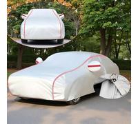 Housse Voiture Exterieur pour Buick Enclave(2017-2021),Résistante en Tissu Oxford, Fabrication sur Mesure adaptée,munie d’Une Fermeture éclair latérale