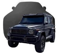 Housse Voiture pour Mercedes-AMG G63, Élastique Stretch Souple Housse de Protection Voiture Anti-Poussière Ajustement Serré,Black