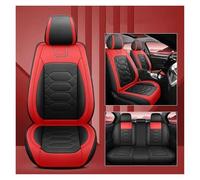 Housse Voiture Siege 1 Jeu De Housses Siège Auto 5D Pour JEEP Pour Grand Pour Cherokee Pour Compass Pour Commander Accessoires Intérieurs Non Slip Respirantes(Black red Standard)