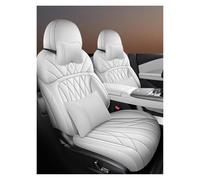 Housse Voiture Siege Ensemble Complet De Housses De Sièges En Cuir De Luxe Pour Kia Pour Sonet 2024 - Accessoires Intérieurs Couverture De Siège(BLANC,LUXUry)