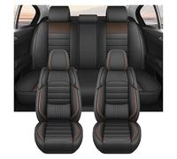 Housse Voiture Siege Housse De Siège Auto Luxe En Cuir PU Pour VW Pour T-ROC Pour Golf 5/7 Ensemble Complet D'accessoires Intérieurs(Brun,5seats)