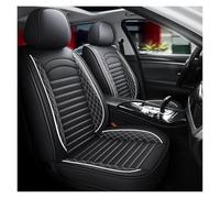 Housse Voiture Siege Housse De Siège Auto Universelle 5 Places À Couverture Intégrale Pour Jaguar XF F-Pace E-pace I-Pace X-Type XE XJ XK Non Slip Respirantes(Black white,Standard)