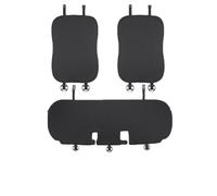 Housse Voiture Siege Housse De Siège En Soie Glacée Pour Tesla Pour Model Y/3 2018-2025 Ventilation, Respirabilité Et Confort Housses De Sieges(Y black Rear*1+backrest*2)