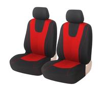 Housse Voiture Siege Housses De Sièges Auto Coussins De Siège Pour Jeep Pour Wrangler Pour Sahara Pour Commander Pour Cherokee Pour Compass Non Slip Respirantes(4Pcs-Red)