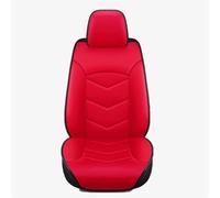 Housse Voiture Siege Housses Siège Auto Universelles En Cuir Pour Suzuki Pour Swift Pour Samurai Pour Grand Pour Vitara Pour Liana Pour Jimny Pour SX4 Housses De Sieges(Rouge,De face)
