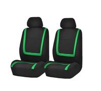 Housse Voiture Siege Pour OPEL Pour Corsa Pour Adam Pour Insignia Pour Zafira Housses De Sièges Auto En Tissu Pièces Détachées Pour Coussins Non Slip Respirantes(4Pcs Green)