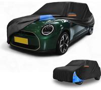 Housse Voiture šŠtanche Toutes Saisons ExtšŠrieur Automobile Anti-Uv Soleil Pluie Protection Complššte Pour BMW pour Mini Cooper 02-21 210D Oxford Cloth Noir Bleu Bande RšŠflšŠchissante