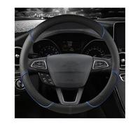 Housse Volant Antidérapant Housse De Volant De Voiture 38 Cm pour Ford pour Expedition EL pour Max pour Explorer pour Galaxy pour S-Max pour Série F pour Focus 2 3 Couvre Volant Voiture(Blue O)