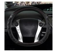 Housse Volant Antidérapant pour Toyota pour Prius 30 20 pour Prius V pour Prius C pour Prius Prime Housse De Volant De Voiture Accessoires Automobiles Antidérapants Couvre Volant Voiture(Noir)