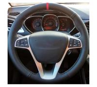 Housse Volant Couverture Tissée De Volant Voiture pour Lada pour Vesta 2015-2019 pour SW Accessoires(White Thread)