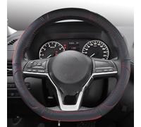 Housse Volant De Voiture en Cuir Fiber Antidérapante en Forme D Douce Et Respirante pour X-Trail T32 2017 2018 2019 2020(Rosso)