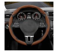 Housse Volant en Daim À Boucle Antidérapante Adaptée pour VW pour Crafter pour Taigo pour Up pour Santana pour Nivus(Rond Marron 3 pièces)