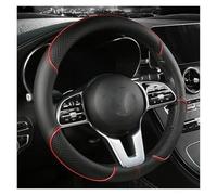 Housse Volant Ligne De Couture Couverture Volant Voiture Tridimensionnel Anti-dérapant Timple(Red)