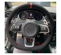 Housse Volant pour Golf 7 pour GTI pour Golf R Housse Volant Voiture Tresse À Coudre À La Main Caches Volant (Couleur : Style 6)