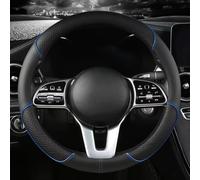 Housse Volant Respirante pour Kia NIRO 2016-2026 | Profil Ergonomique Couvre Direction, Adhérence Améliorée Protecteur Auto, Cuir Synthétique Garniture Conduite