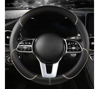 Housse Volant Respirante pour Kia Stonic 2017-2026 | Profil Ergonomique Couvre Direction, Adhérence Améliorée Protecteur Auto, Cuir Synthétique Garniture Conduite