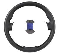 Housse Volant Universelle Housse De Volant en Cuir Microfibre pour Renault pour Laguna 2 Vel Satis Et pour Espace Trafic 2 2001-2014(Grey Thread)