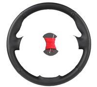 Housse Volant Universelle Housse De Volant en Cuir Microfibre pour Renault pour Laguna 2 Vel Satis Et pour Espace Trafic 2 2001-2014(Black Thread)
