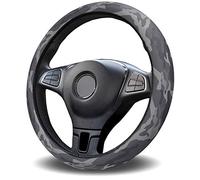Housse Volant Voiture Camouflage Gris Camouflage, Confortable Couvre Volant Universelle Protege Volant Voiture pour Voiture Décoratio Accessoires 38Cm