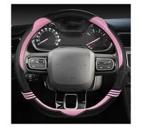 Housse Volant Voiture Couvre-Volant Type D pour citroën C3 II III 2009-2020 C3 pour AIRCROSS 2017-2021 pour Berlingo 3 C4 pour Picasso 2 Protégé Volant(Pink)
