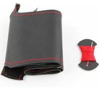 Housse Volant Voiture Cuir Microfibre Cousue La Main Protection Volant pour Renault Clio 4 (IV) Captur Captur 2016-2019 DIY Coudre Couvre Volant Housse
