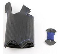 Housse Volant Voiture Cuir Microfibre Cousue La Main Protection Volant pour Renault Megane 2 2003-2008 Kangoo 2008 Scenic DIY Coudre Couvre Volant Housse
