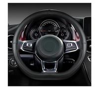 Housse Volant Voiture Cuir Microfibre pour VW Coccinelle 2012-2016 2018 2019 Up 2013-2016 2017 2018 2020, Accessoires Automobiles Housse Volant Voiture Couvre Voiture Volant (Couleur : Le Noir)