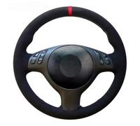 Housse Volant Voiture En Cuir Suédé Pour BMW E46 M3 E39 330i 540i 525i 530i 330Ci 2001 - 2003(White thread)