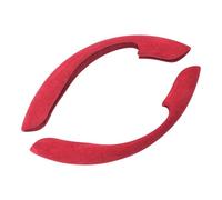 Housse Volant Voiture En Cuir Suédé Pour DODGE Pour Viper Pour Interpid Pour Stealth Pour Spirit Pour Shadow Pour Neon Housse Volant Voiture Couvre(Red)