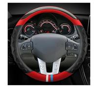 Housse Volant Voiture en Fibre Carbone + Cuir pour Kia pour Sportage 3 2011 2012 2013 2014 pour pour Ceed pour Cee'd 2010 Couvre Volant Voiture(Rouge)