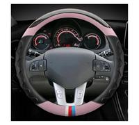 Housse Volant Voiture en Fibre Carbone + Cuir pour Kia pour Sportage 3 2011 2012 2013 2014 pour pour Ceed pour Cee'd 2010 Couvre Volant Voiture(Pink)
