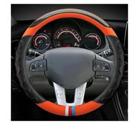 Housse Volant Voiture en Fibre Carbone + Cuir pour Kia pour Sportage 3 2011 2012 2013 2014 pour pour Ceed pour Cee'd 2010 Couvre Volant Voiture(Orange)