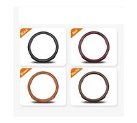 Housse Volant Voiture Housse De Volant Ronde En PU Adaptée À 37-38.5 Cm, Pour Accord Pour HRV CRV Aliso Pour Inspire ZRV Pour Odyssey TSX CRZ